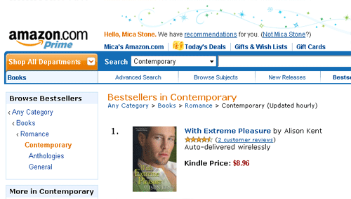 With Extreme Pleasure #1 Amazon Contemporary Romance Bestseller With Extreme Pleasure #1 Amazon Contemporary Romance Bestseller
